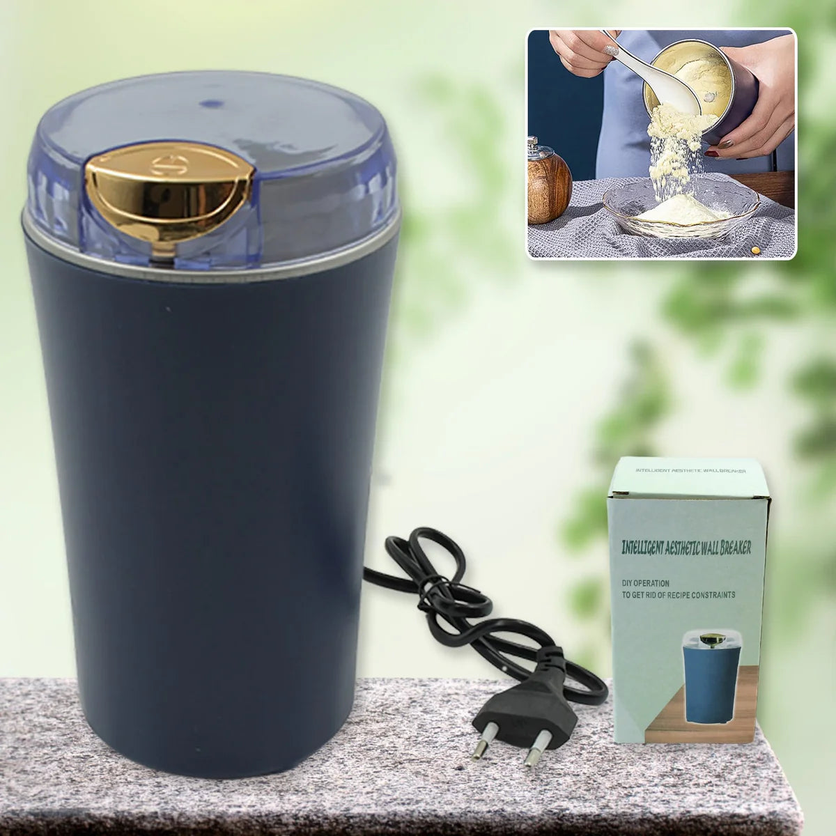 Portable 4-Blade Mini Grinder & Blender