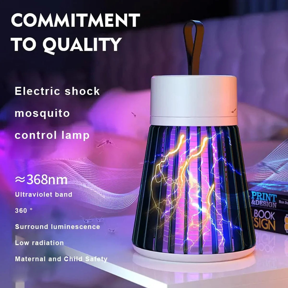Mosquito Killer LED Lamp for Indoor & Outdoor